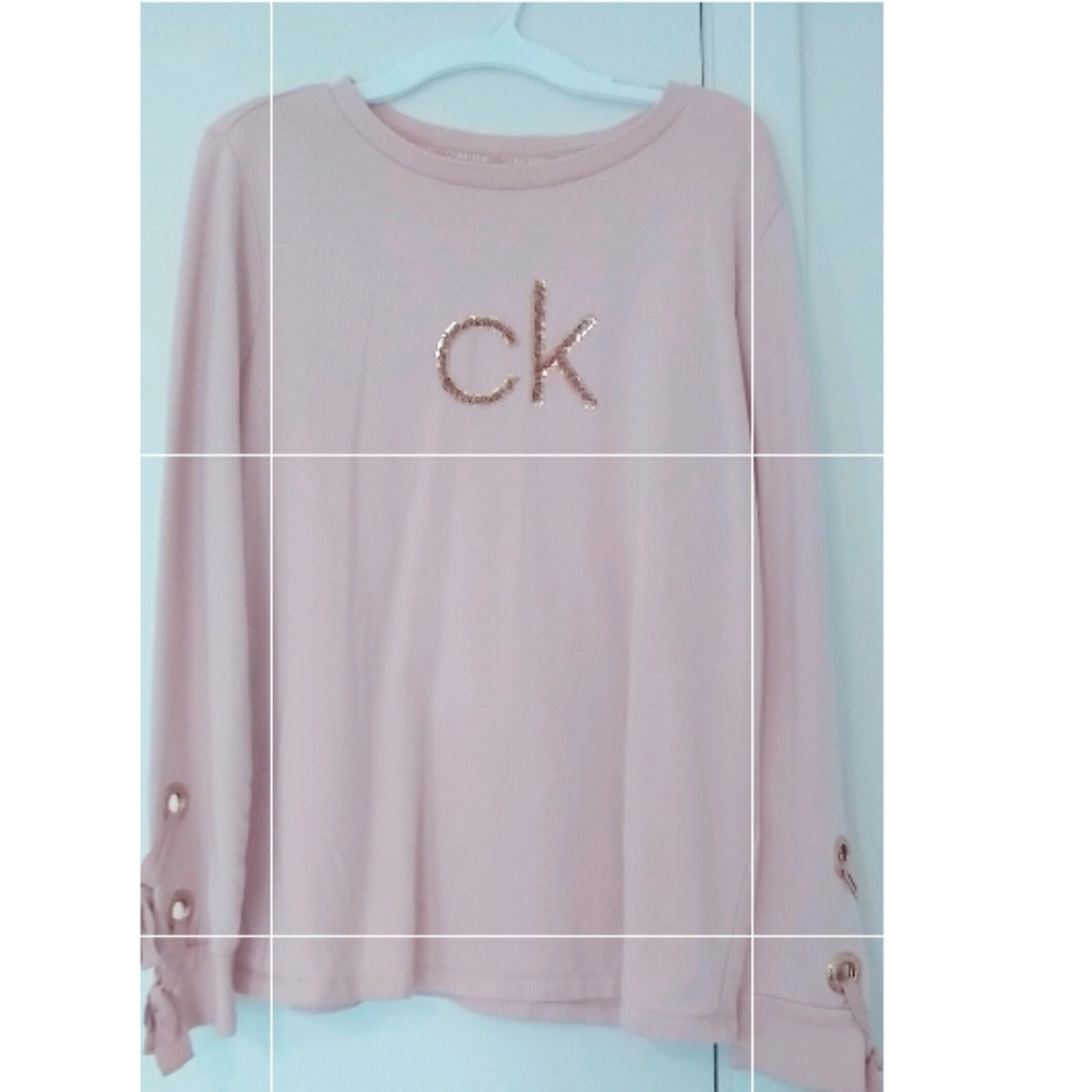 Light Pink Calvin Klein Long Sleeve Shirt 💮